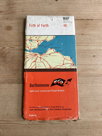 FIRTH OF FORTH CLOTH Bartholomew  Half Inch Map 1962  No 46 Lochgelly