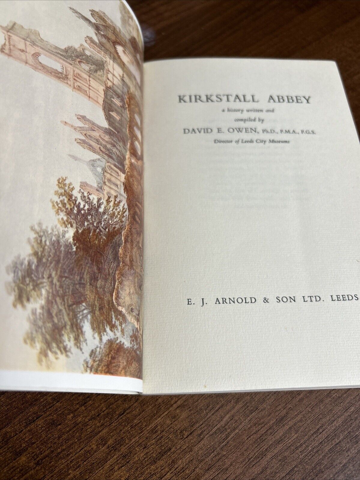 KIRKSTALL ABBEY David Owen 1960? Illustrated Photos Plans History Monks Leeds