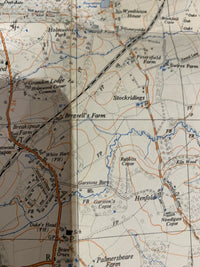 Dorking - Ordnance Survey 1:25,000 Map Sheet TQ14 1959