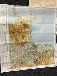 NORTH WALES & LANCASHIRE 1962 Ordnance Survey 5th Series Quarter Inch Map Sh 10