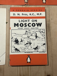 LIGHT ON MOSCOW D N Pritt Penguin Special S44 1939 Soviet Policy Analysed USSR