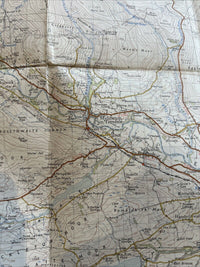 TEESDALE Ordnance Survey CLOTH Map 1955 Seventh Series Sheet 84 Barnard Castle