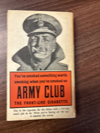 A SAFETY MATCH By Ian Hay - Penguin Books No 43 1940 Army Club Cigarette Advert