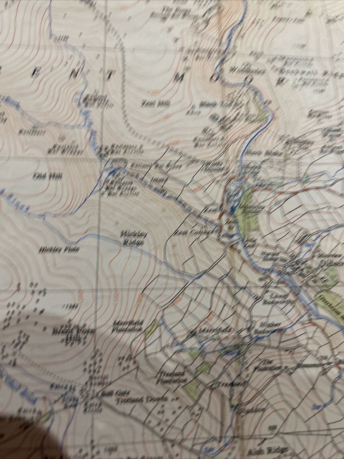 BRENT MOOR 1959 Ordnance Survey Sheet SX66 2 & Half Inch MAP Devon Hayford Hall