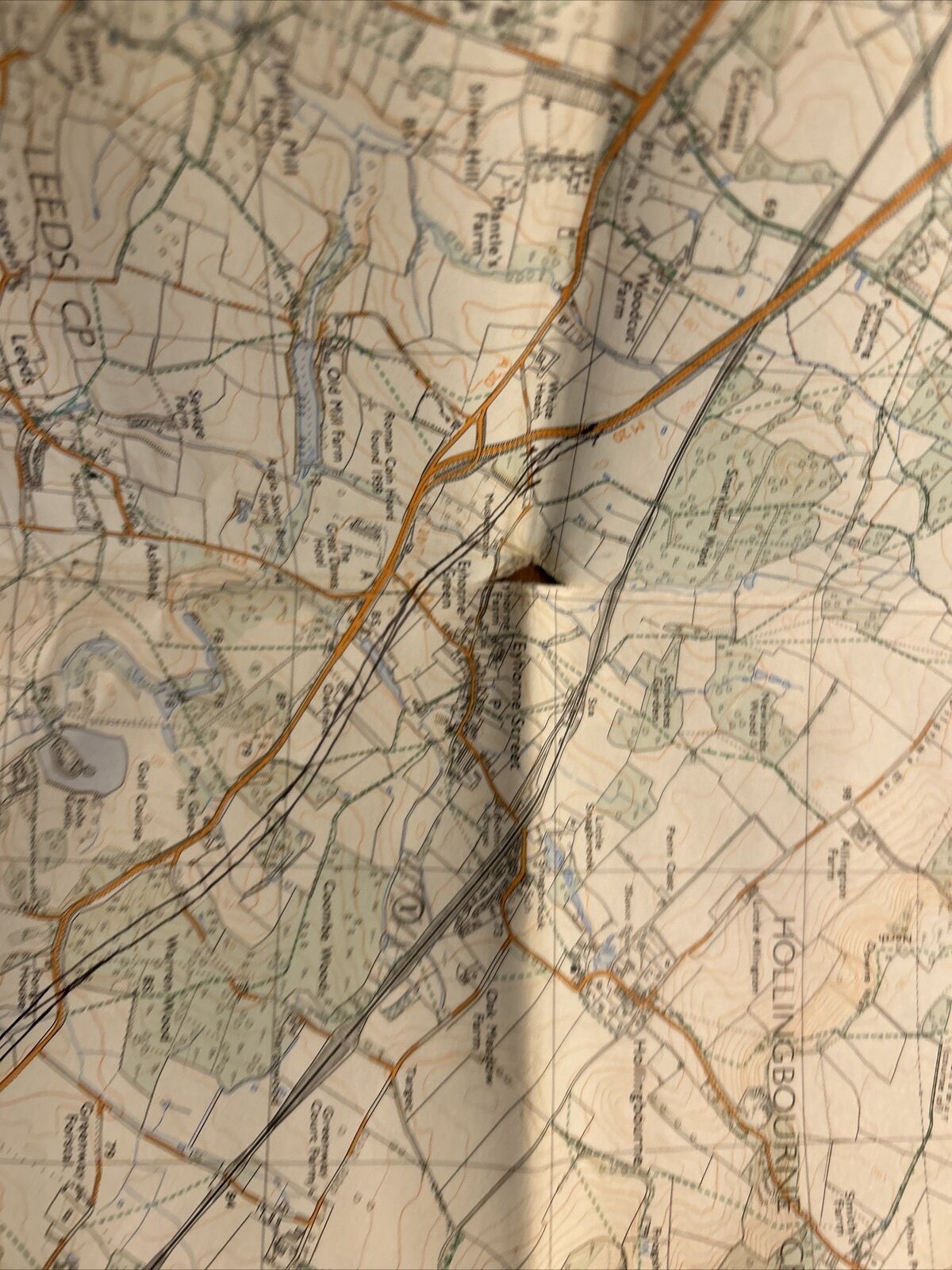 HARRIETSHAM Ordnance Survey Second Series Pathfinder Sheet TQ85/95 1976 Kent