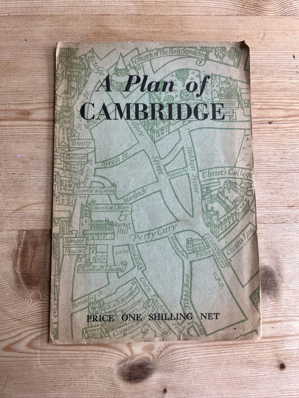 GUIDE MAP CAMBRIDGE W Heffer & Sons Trinity College Selwyn