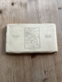 PEAK DISTRICT Ordnance Survey One Inch CLOTH Tourist Map 1963 Buxton Matlock