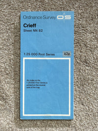 CRIEF Ordnance Survey 1:25,000 First Series 1956 Sheet NN82 Perthshire