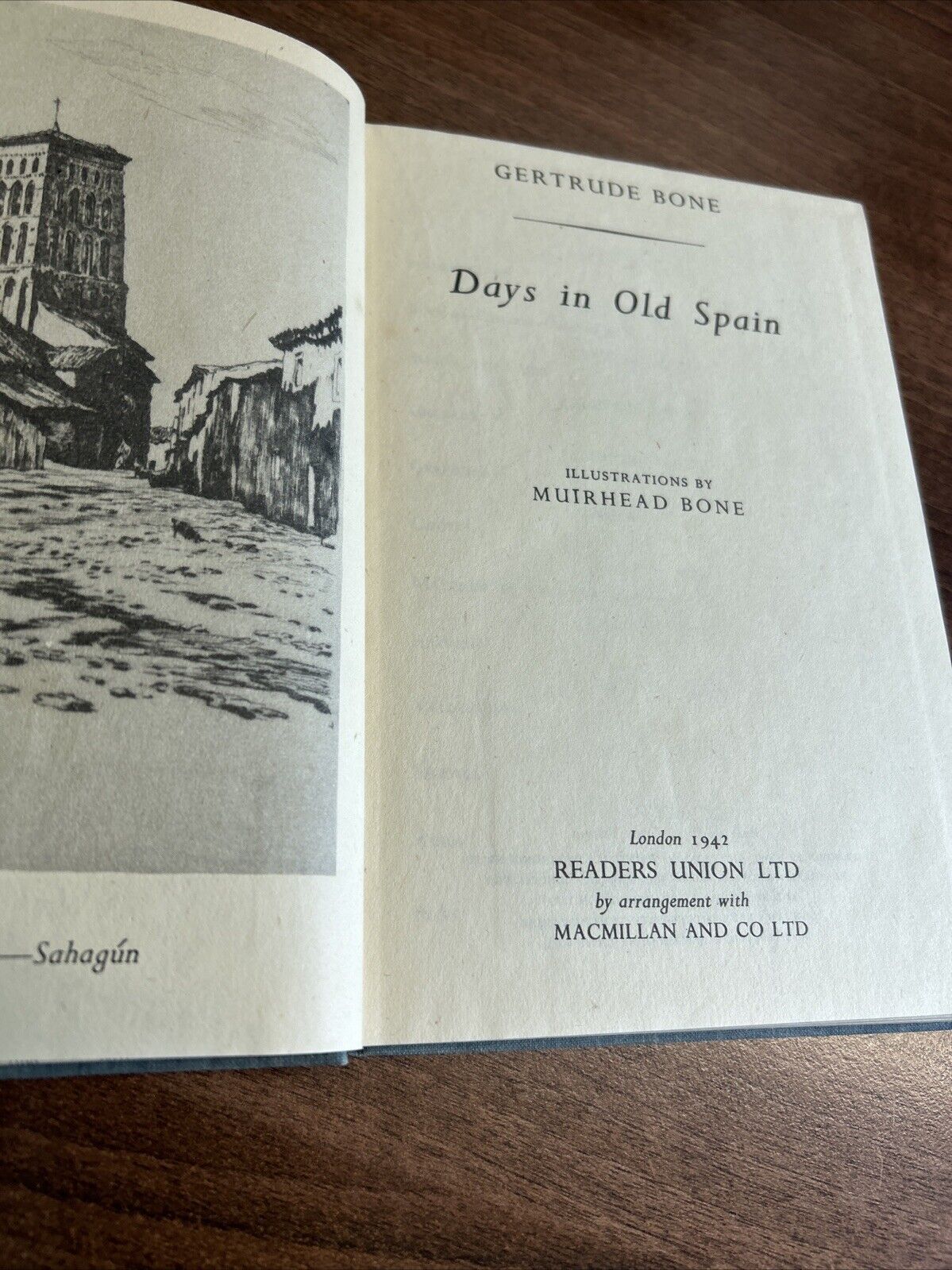 DAYS IN OLD SPAIN Gertrude Bone - Hardback 1942   Illustrated