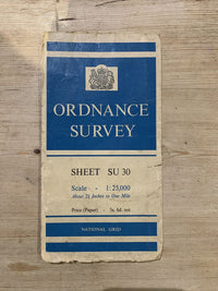 LYNDHURST BEAULIEU BROCKENHURST Ordnance Survey Map 1948 1:25000 Sheet SU30