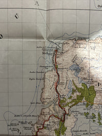 SOUND OF SLEET Ordnance Survey One Inch Sheet 35 Popular Edition 1947 Pabay