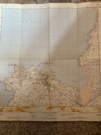 HOLYHEAD Ordnance Survey 1:25,000 First Series 1955 60r Sheet SH28 Anglesey