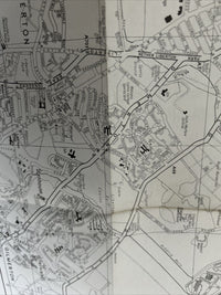 EDINBURGH Scotland Street Plan Geographia Circa 1980