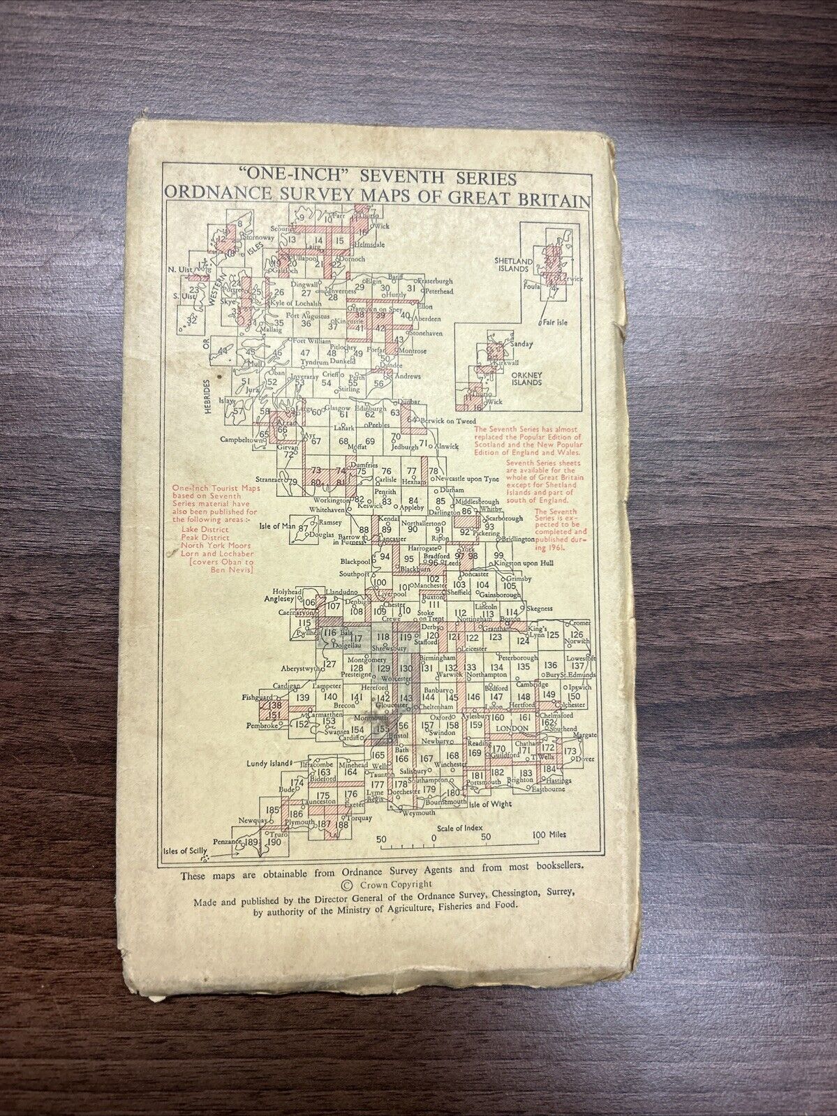 DOLGELLAU Ordnance Survey CLOTH Map 1953 Sheet 116 Seventh Series Portmadoc