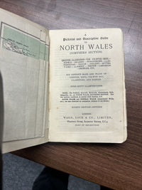 NORTH WALES Northern Section - Ward Lock Guide Book 1920s ? Maps Plans