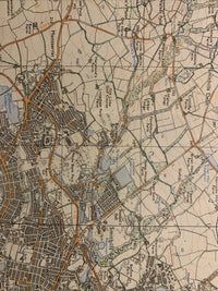 BOLTON North & HORWICH Pathfinder Ordnance Survey 1:25000 1981 SD61/71 Rivington