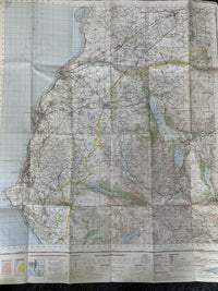 KESWICK Ordnance Survey One Inch Map 82 Whitehaven Wigton Good Condition 1971