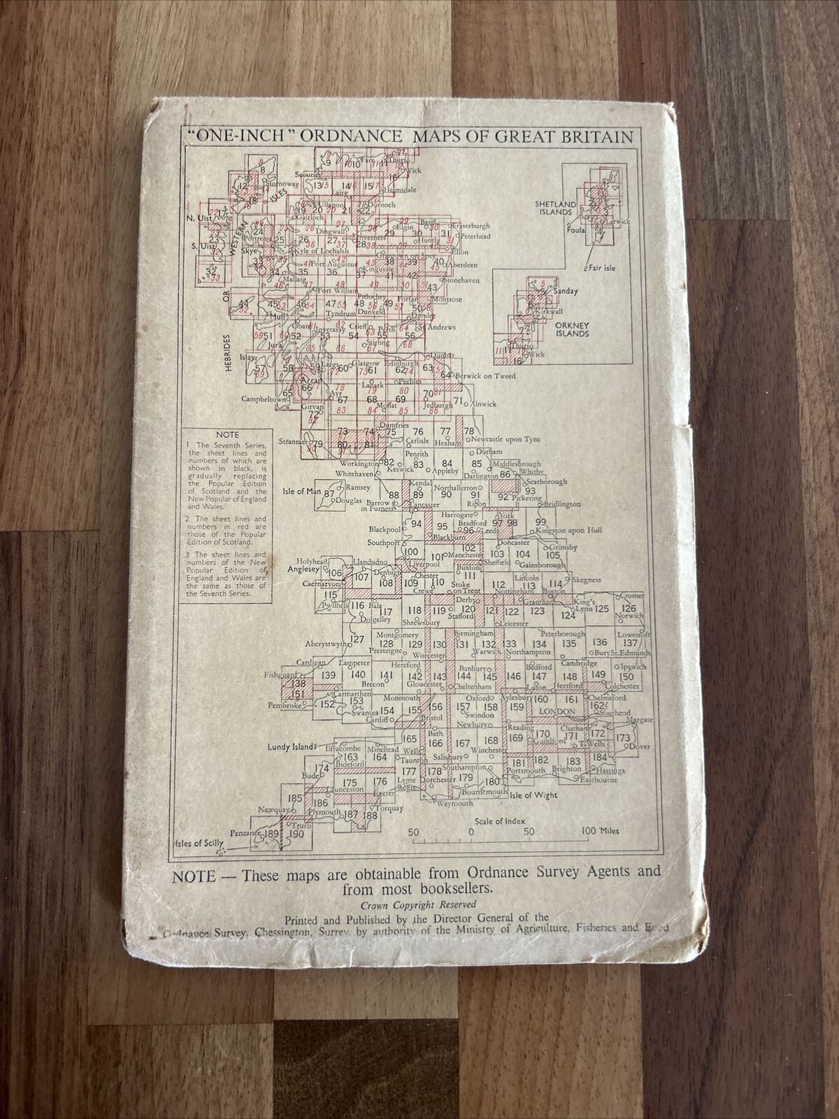 LOCH LINNHE Ordnance Survey Seventh Series Paper One inch 1956 Sheet 46 Onich