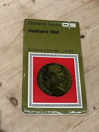 HADRIANS WALL Ordnance Survey 2 Inch To Mile Map 1972 Carlisle Newcastle