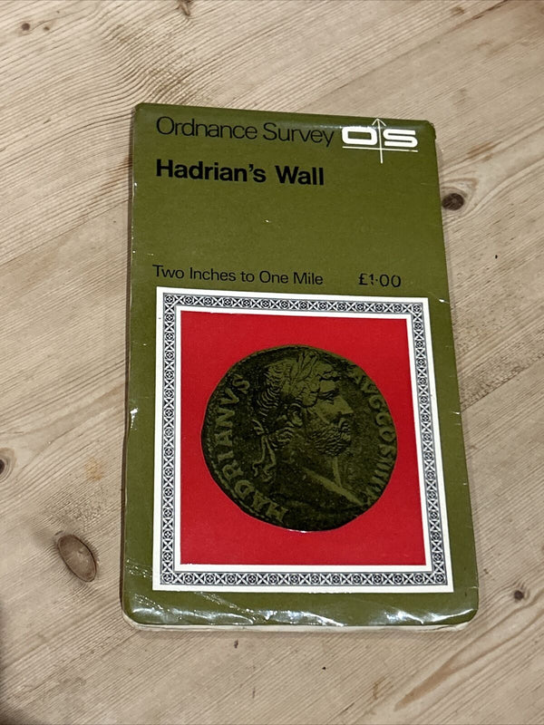 HADRIANS WALL Ordnance Survey 2 Inch To Mile Map 1972 Carlisle Newcastle