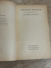 THE HIGH WINDOW Raymond Chandler Penguin Paperback 1956 No 851 Crime