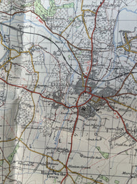 CHELTENHAM & EVESHAM 1968 Edition Ordnance Survey One Inch Map No 144 Todenham