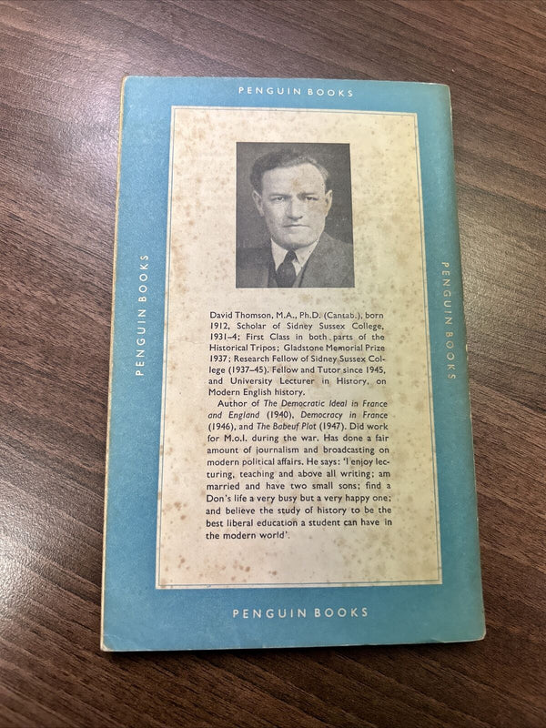 ENGLAND IN THE NINETEENTH CENTURY By David Thomson - Pelican Book 1950 No A197