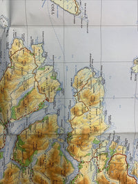 WESTERN HIGHLANDS - Ordnance Survey Quarter Inch Sheet 4 1967 Mull Skye
