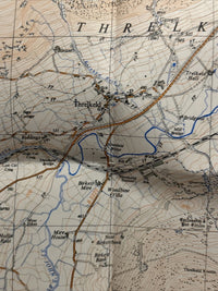 THRELKELD Ordnance Survey Sheet NY32 Map 1:25000 First Series 1958 Dockray