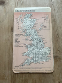 BARROW IN FURNESS Ordnance Survey One Inch Map Sheet 88 Good Condition 1965