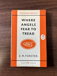 WHERE ANGELS FEAR TO TREAD E M Forster 1960 No 1344 Penguin Paperback