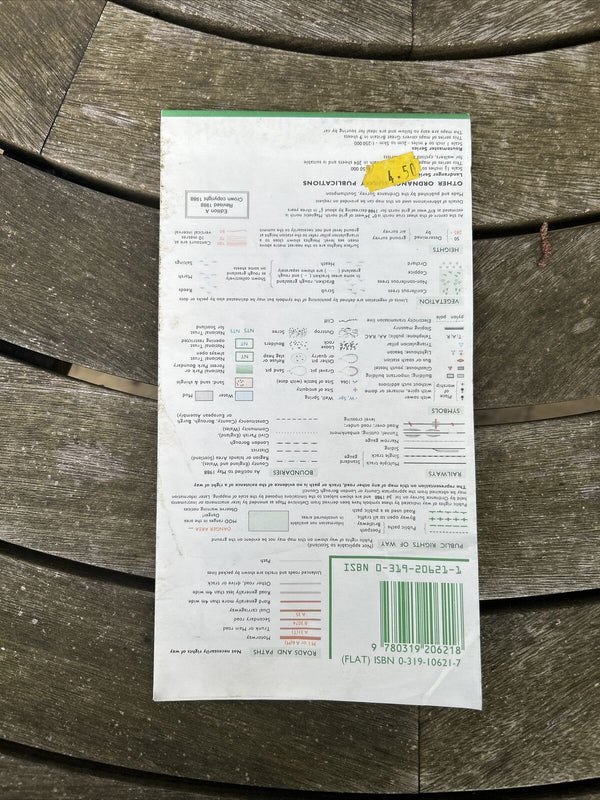 THIRSK Pathfinder 621 Ordnance Survey SE48/49 1:25000 1988 Osmotherley Kepwick