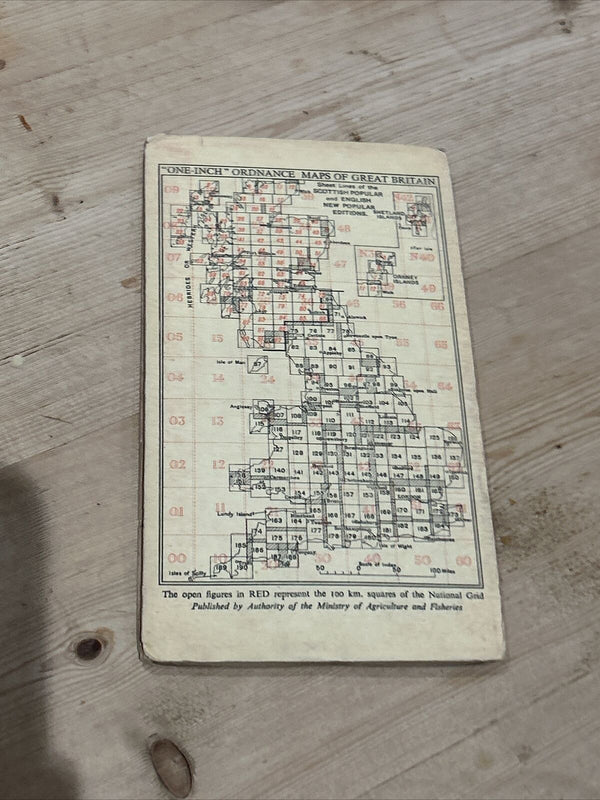 OBAN & LOCH AWE Ordnance Survey One Inch Sheet 61 Popular Edition 1925 Inveraray