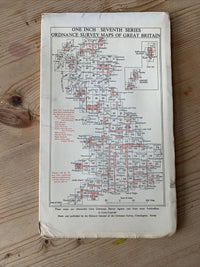 ALDERSHOT Ordnance Survey Map One Inch 1959 1965 Rev Sheet 169 7th Edition