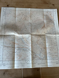 THWAITE Appersett Ordnance Survey 1:25,000 First Series 1958 Sheet SD89 Dales
