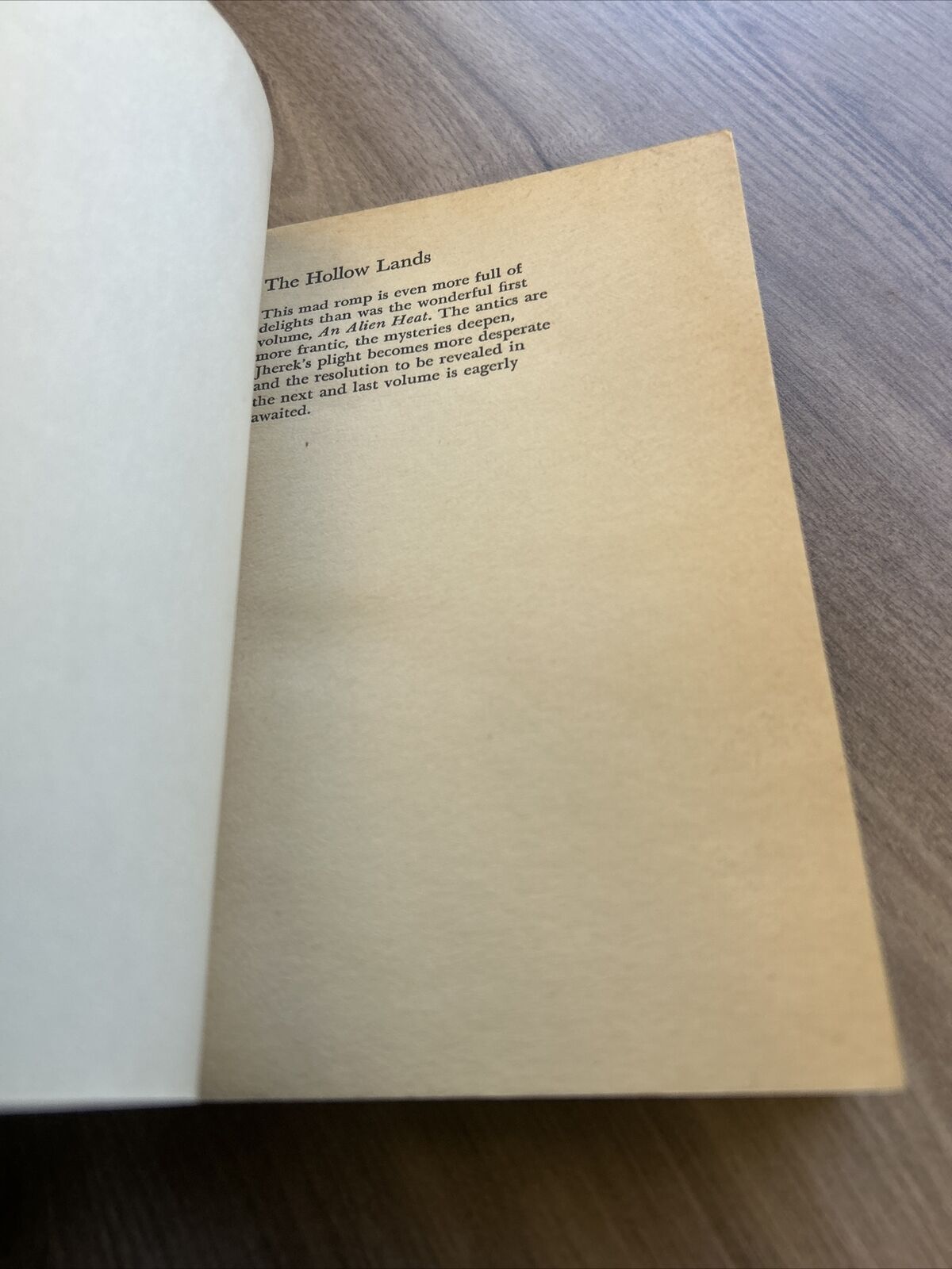 THE HOLLOW LANDS Vol.2 Dancers at the End Of Time Michael Moorcroft Fantasy