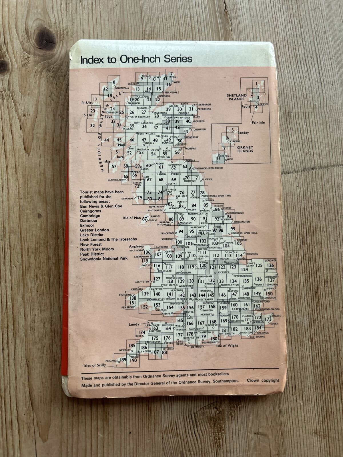 DENBIGH 1961 Edition Ordnance Survey One Inch Map No 108 North Wales Dyserth