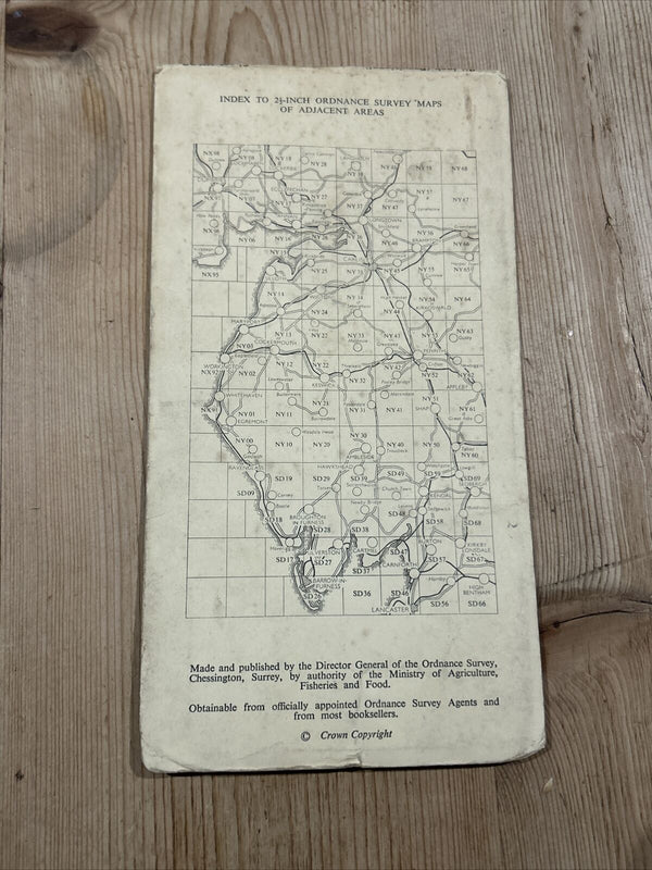 THRELKELD Dockray Ordnance Survey Sheet NY32  1:25000 1958 Lake District