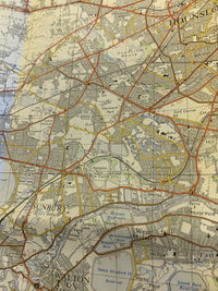 LONDON South West Guildford Staines- Ordnance Survey Map One Inch 1970 Sheet 170