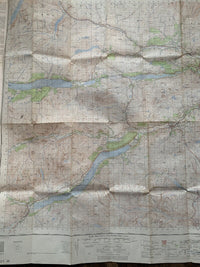 Loch Tay Perthshire Scotland - Ordnance Survey Map Sheet 48 - 1963