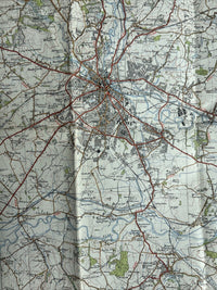 DERBY NOTTINGHAM LEICESTER Ordnance Survey 1 In Map 1946 Sixth Edition Sheet 121