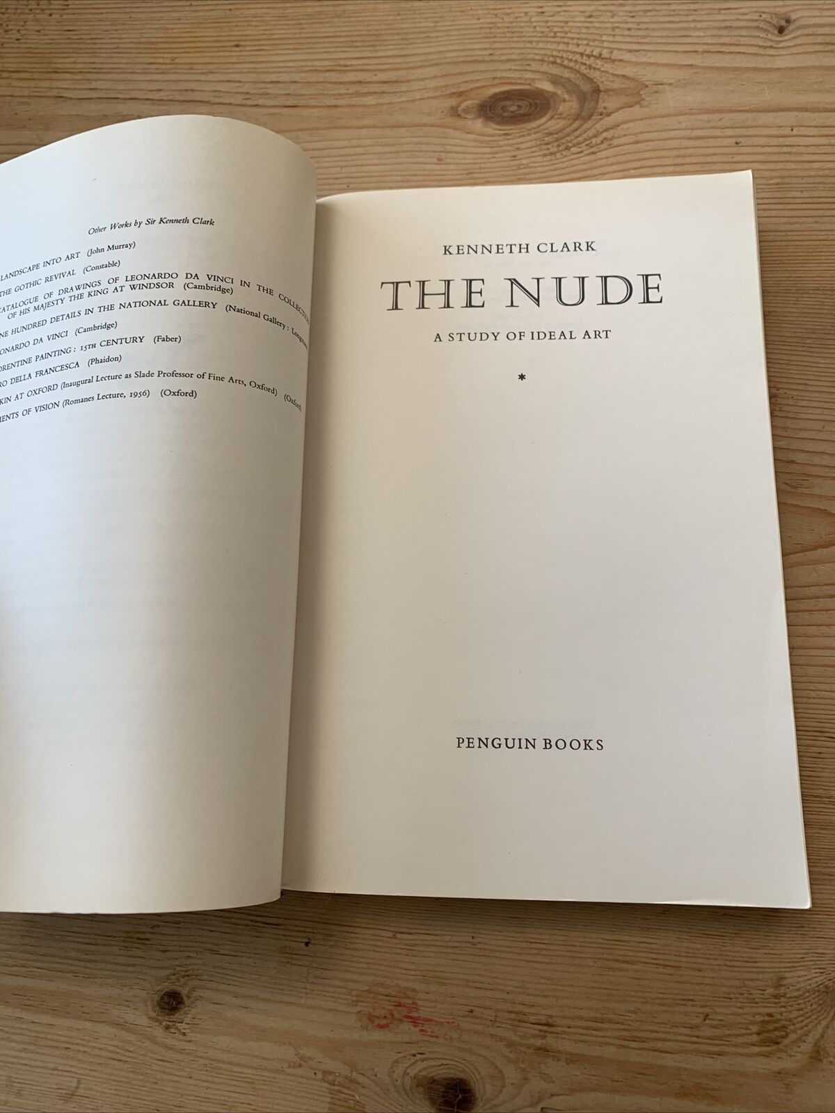 THE NUDE A Study Of Ideal Art - Kenneth Clark - PELICAN BOOK 1960 357 Pages