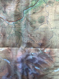 CAIRNGORMS ORDNANCE SURVEY TOURIST MAP Of the 1964 Glenshee Crathie Carrbridge