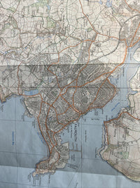 FALMOUTH & ST MAWES Pathfinder 1366 Ordnance Survey 1:25000 1990 Perranarworthal