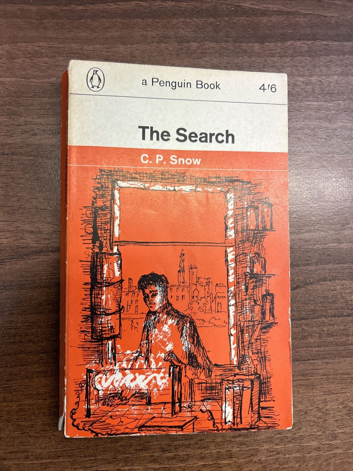 THE SEARCH - C P Snow - Penguin Books 1958 First Novel