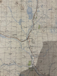 HELMSDALE Ordnance Survey Seventh Series Paper One inch 1958 Sheet 15 Brora