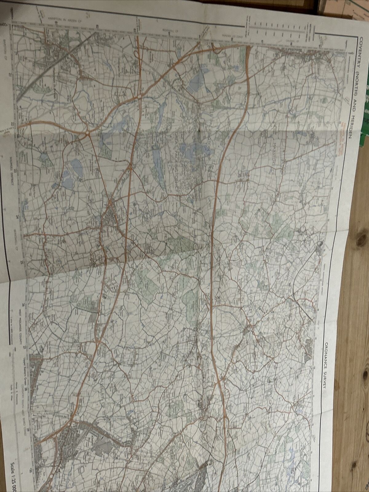 COVENTRY (North) & MERIDEN Pathfinder Ordnance Survey SP28/38 1:25000 1978