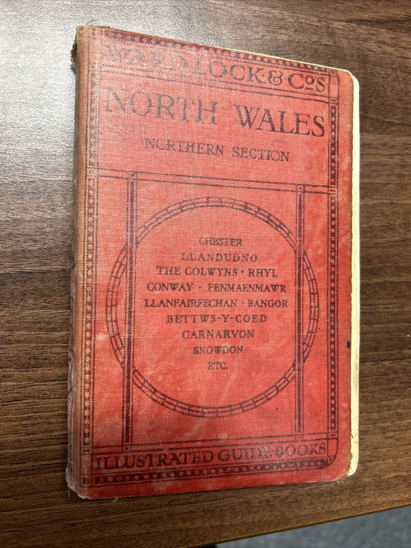 NORTH WALES Northern Section - Ward Lock Guide Book 1920s ? Maps Plans