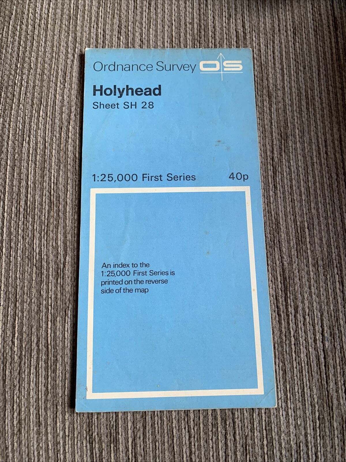 HOLYHEAD Ordnance Survey 1:25,000 First Series 1955 60r Sheet SH28 Anglesey