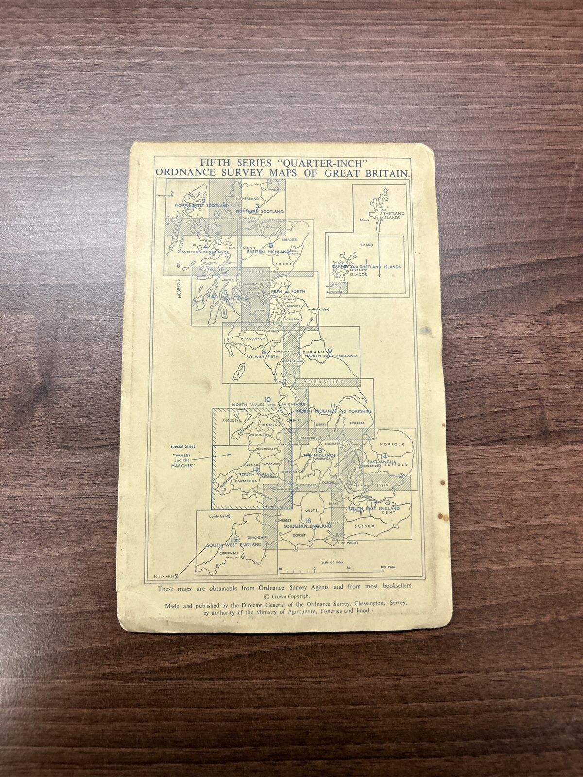 NORTH WEST SCOTLAND 1962 Ordnance Survey Fifth Series Quarter Inch Map Sheet 2